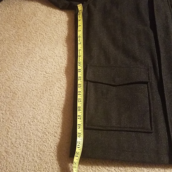 Mens Wool Coat - Picture 7 of 7